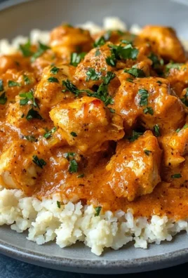Instant Pot Butter Chicken with Cauliflower Rice