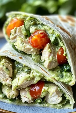 Green Goddess Chicken Salad Wraps