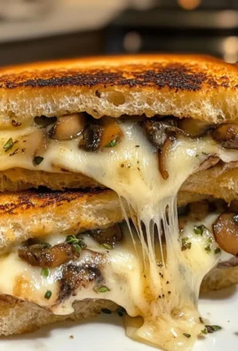 Gourmet Mushroom Grilled Cheese Sandwich