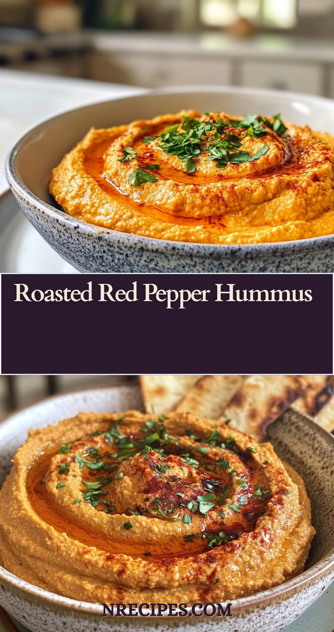 Roasted Red Pepper Hummus