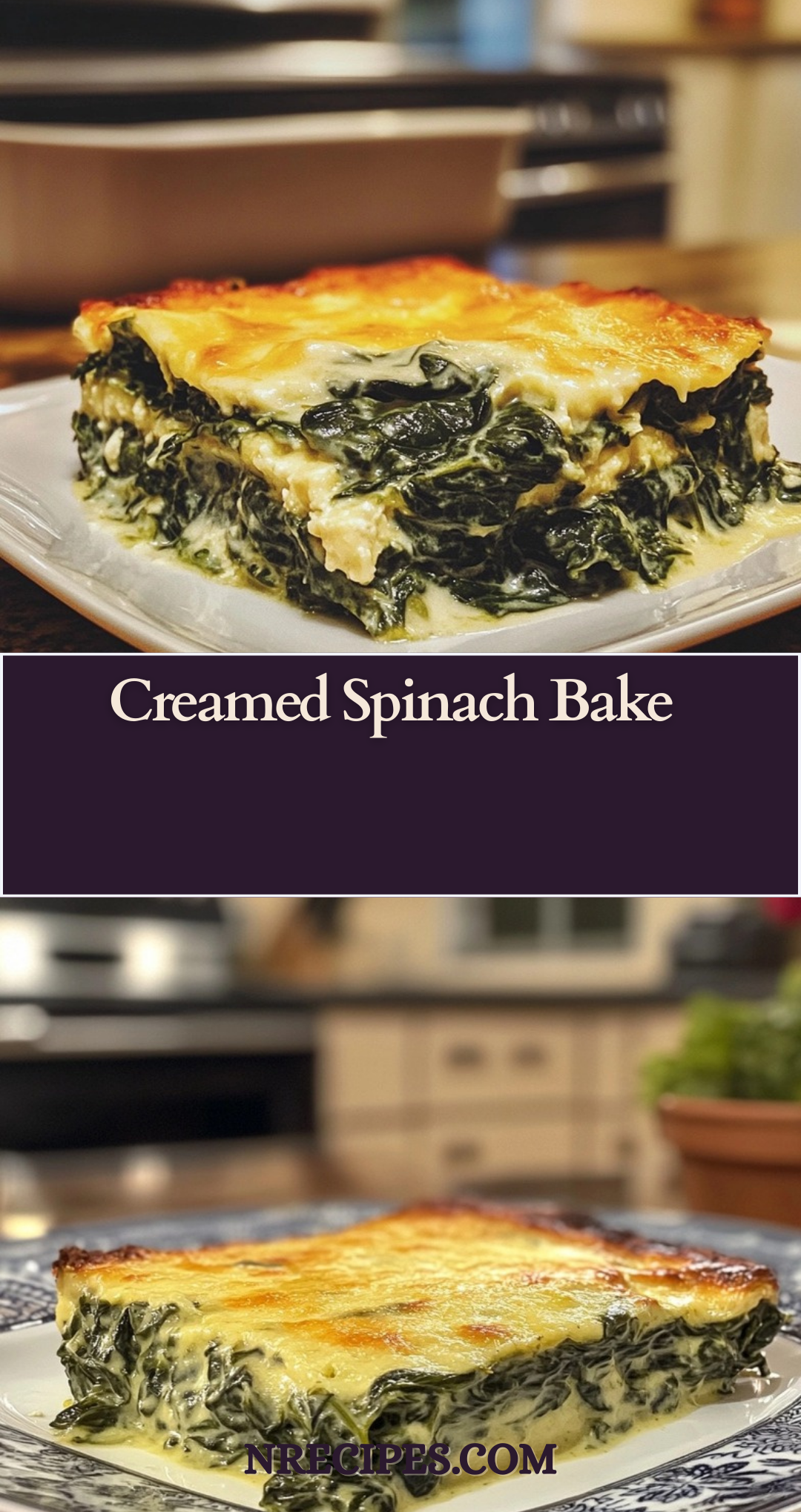 Creamed Spinach Bake