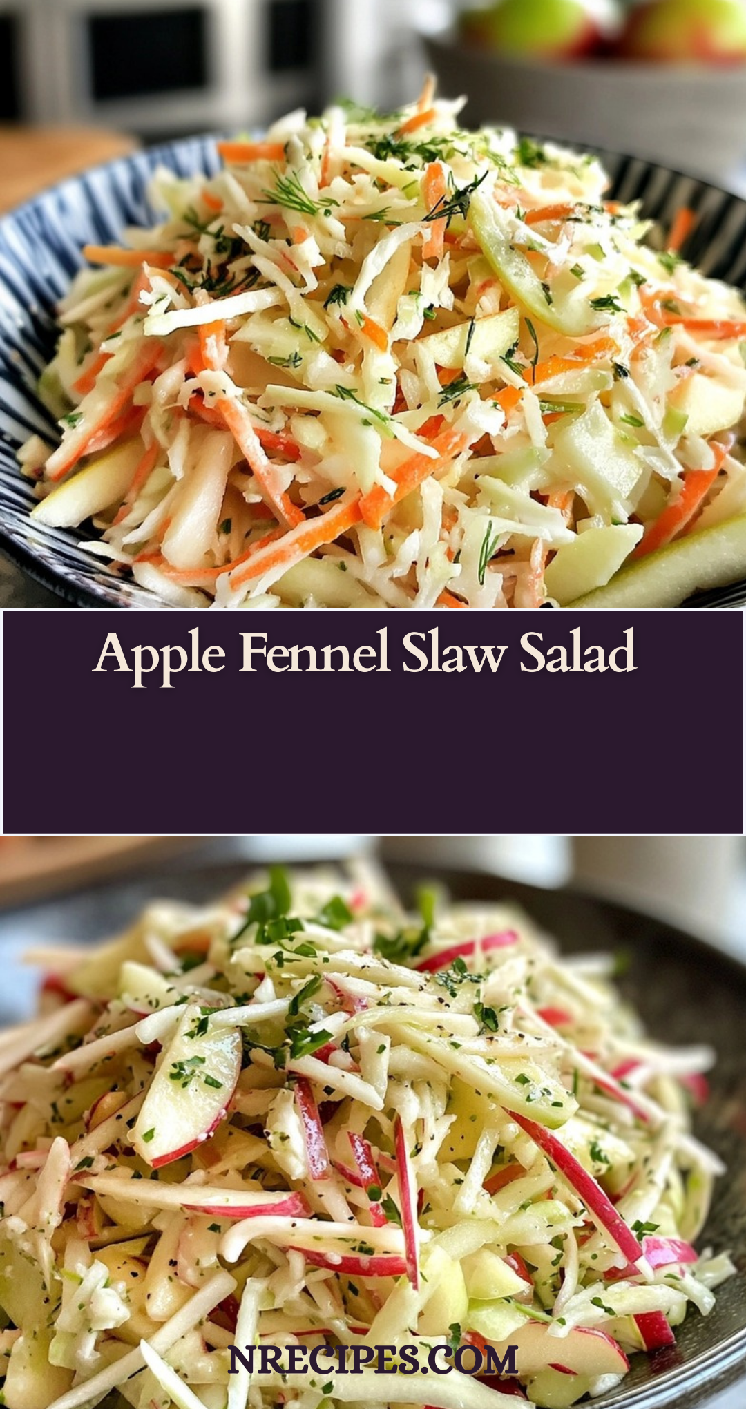 Apple Fennel Slaw Salad
