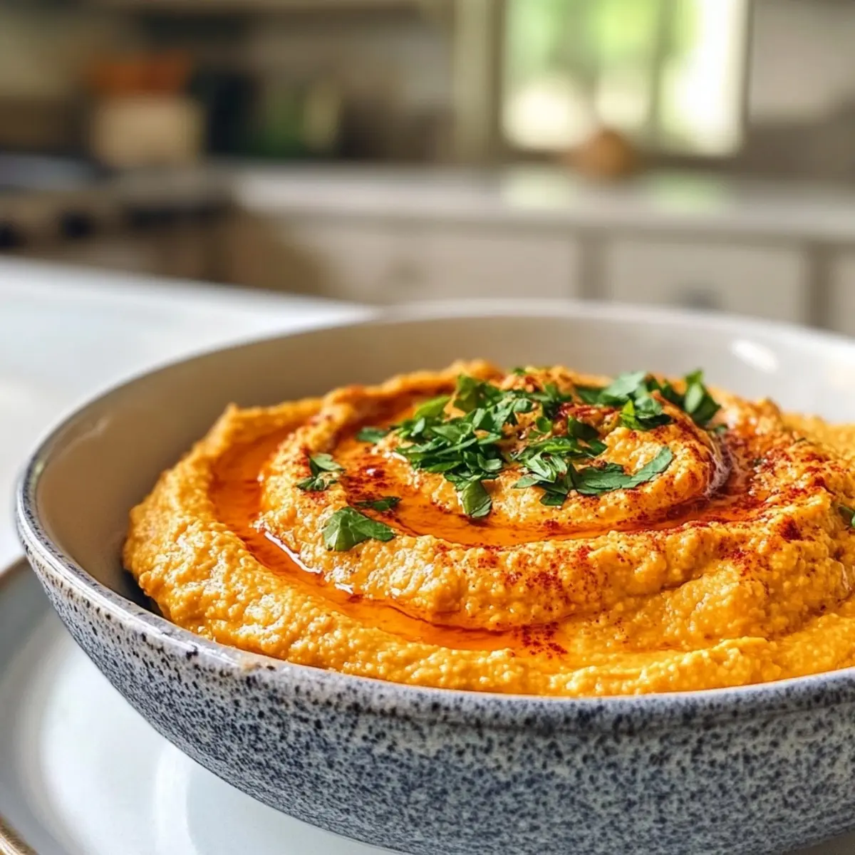 Roasted Red Pepper Hummus
