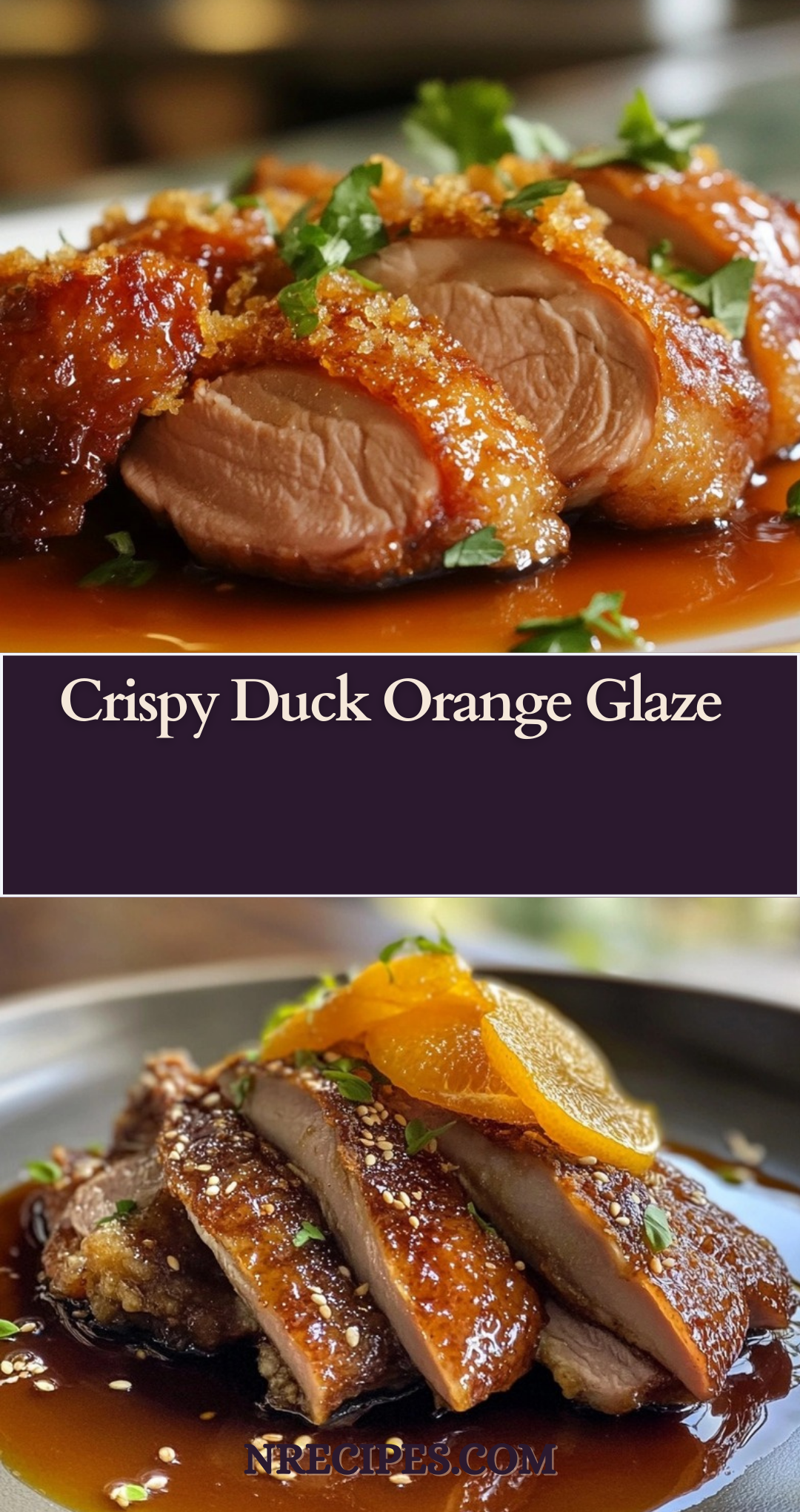 Crispy Duck Orange Glaze