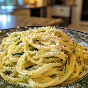 Ricotta Lemon Zucchini Pasta