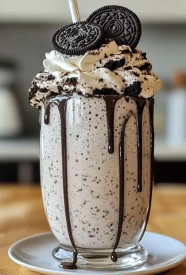 creamy Oreo milkshake