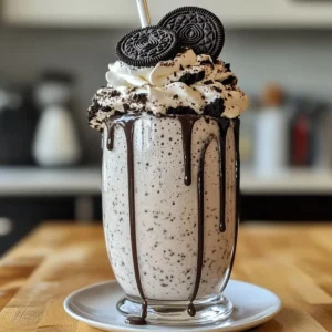 creamy Oreo milkshake
