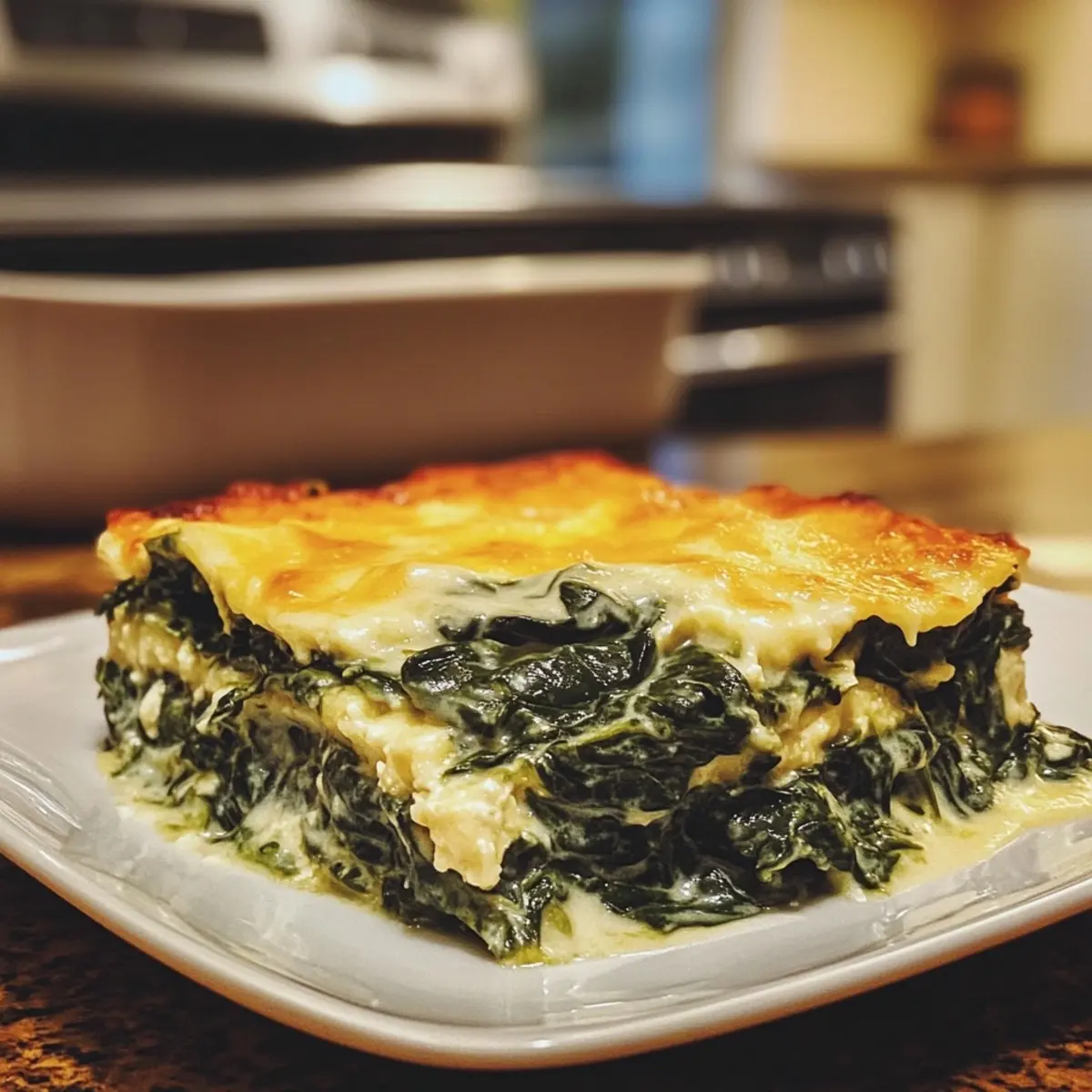 Creamed Spinach Bake