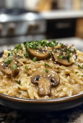 Creamy Miso Mushroom Orzo
