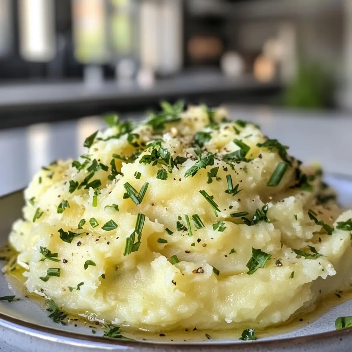 Spring Herb Mashed Potatoes