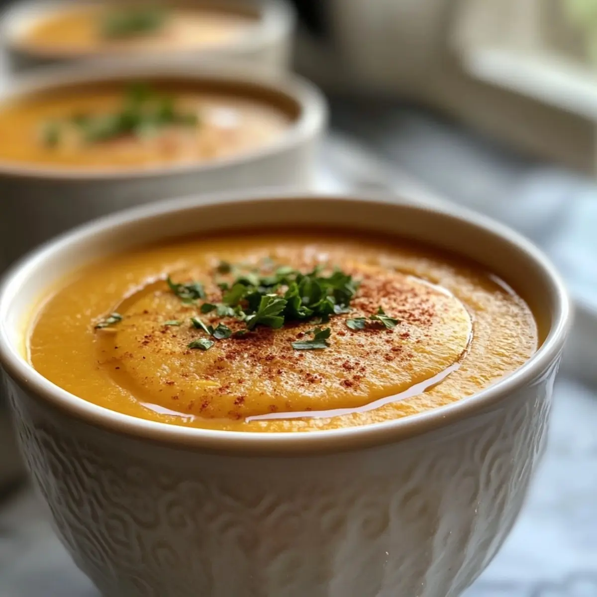 Sweet Potato Ginger Soup Shots