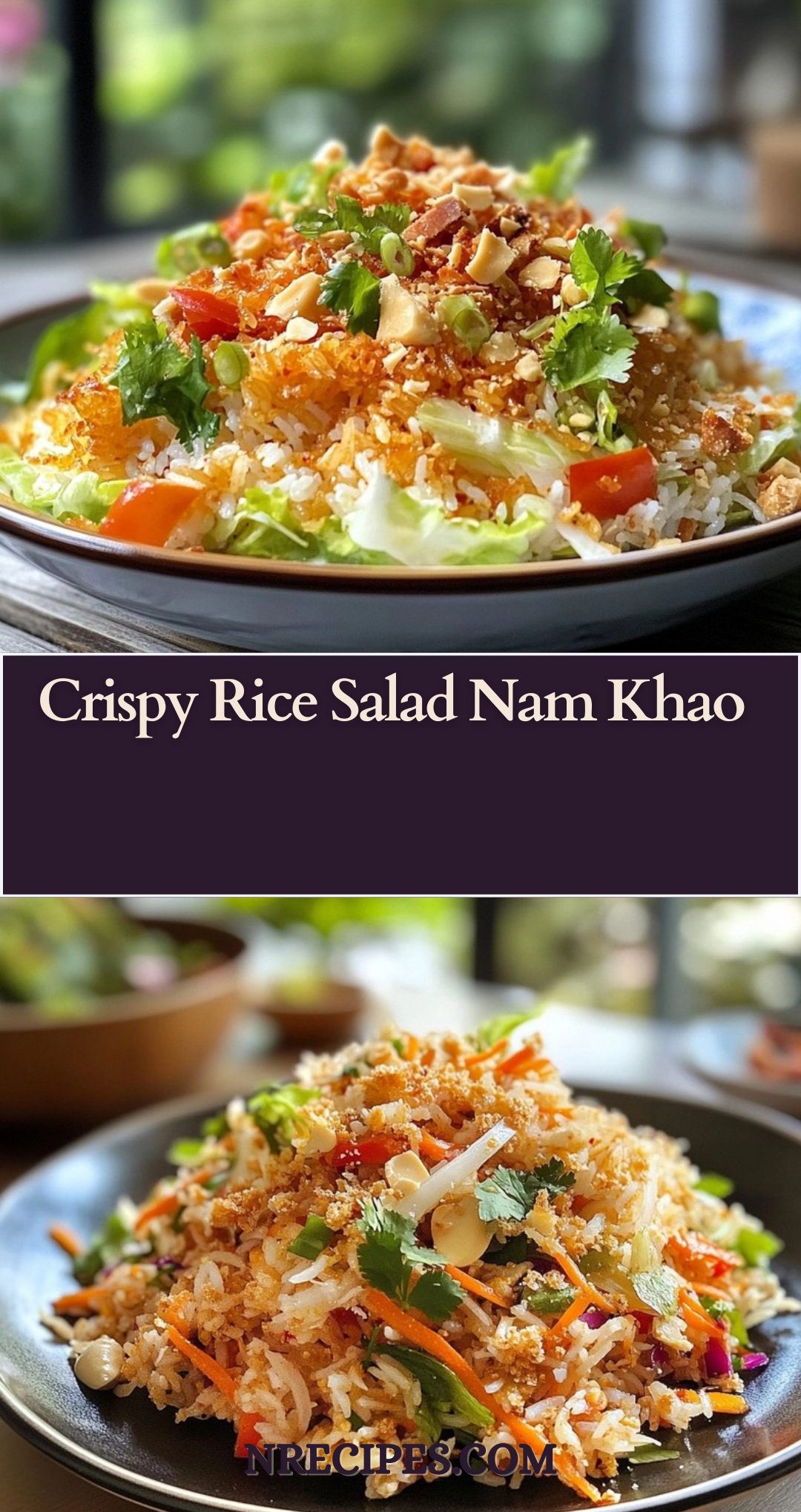 Crispy Rice Salad Nam Khao