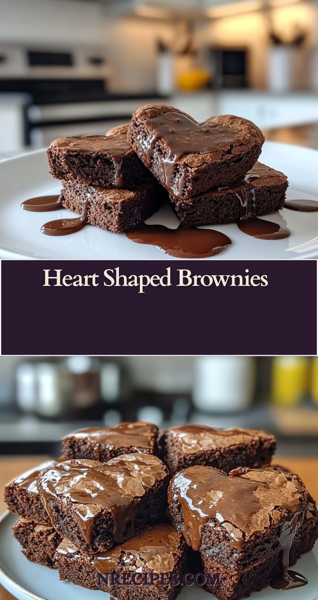 Heart Shaped Brownies