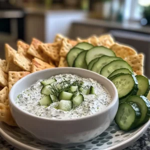 Creamy Dill Cucumber Dip