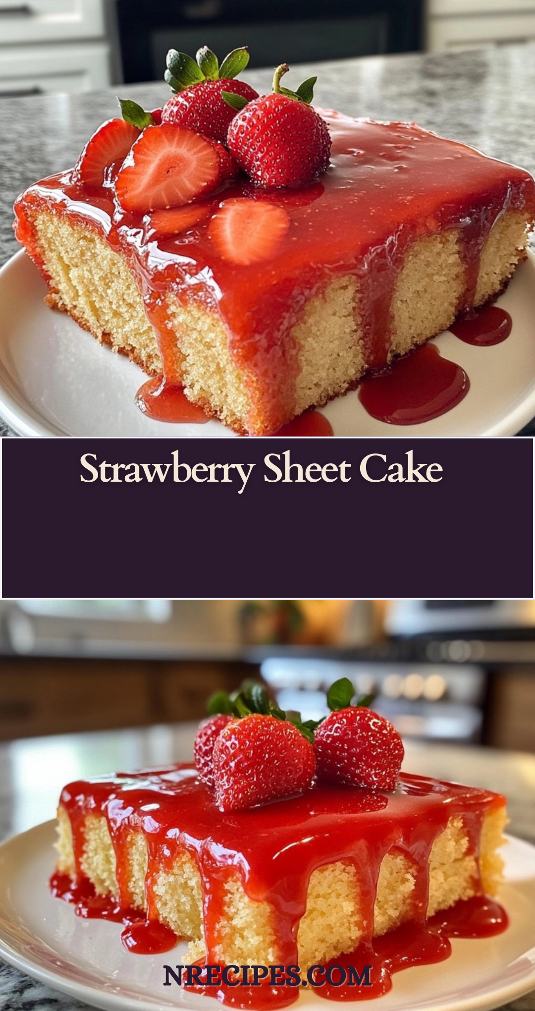 Strawberry Sheet Cake