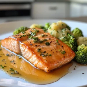 30-Minute Honey Lime Salmon & Smashed Broccoli