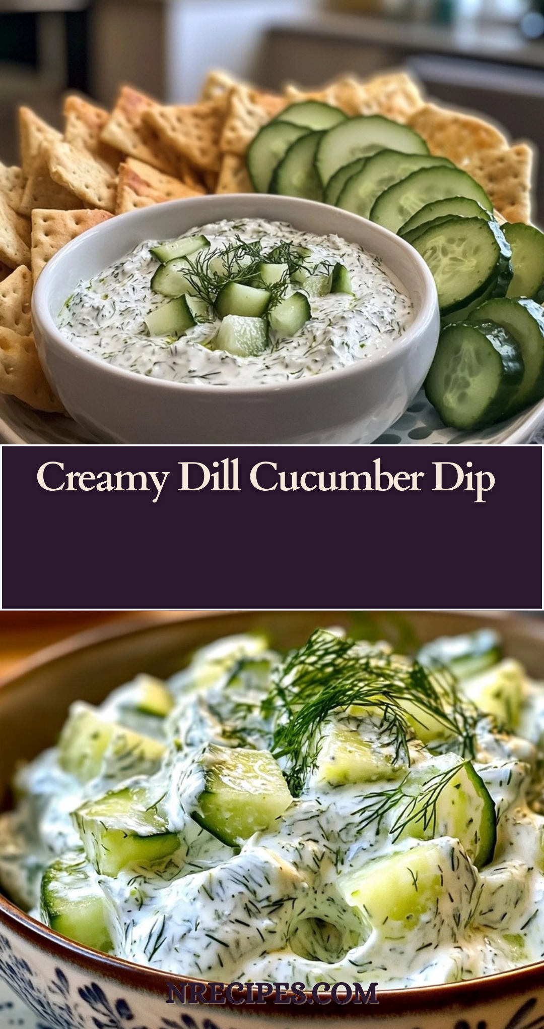Creamy Dill Cucumber Dip