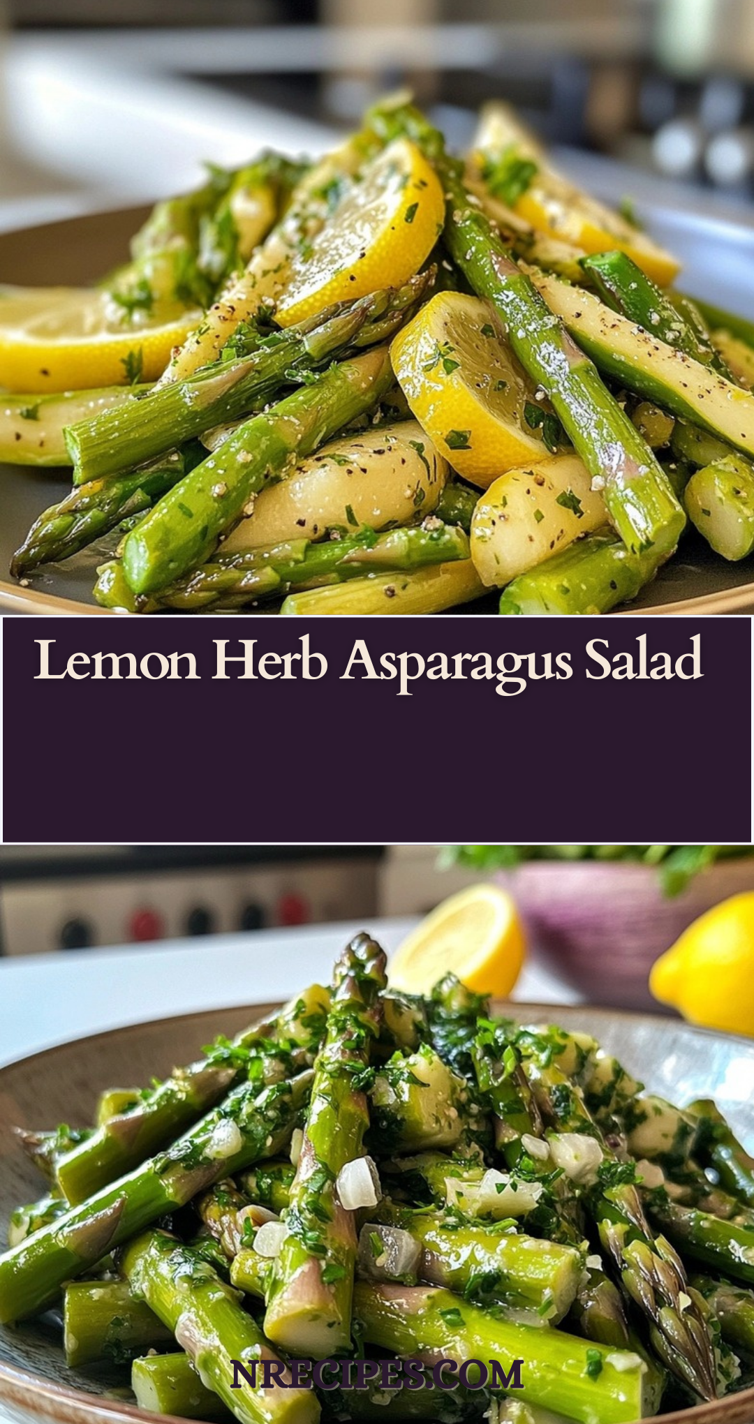 Lemon Herb Asparagus Salad