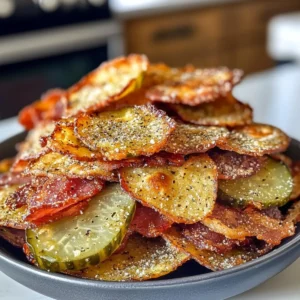 Bacon Parmesan Pickle Chips