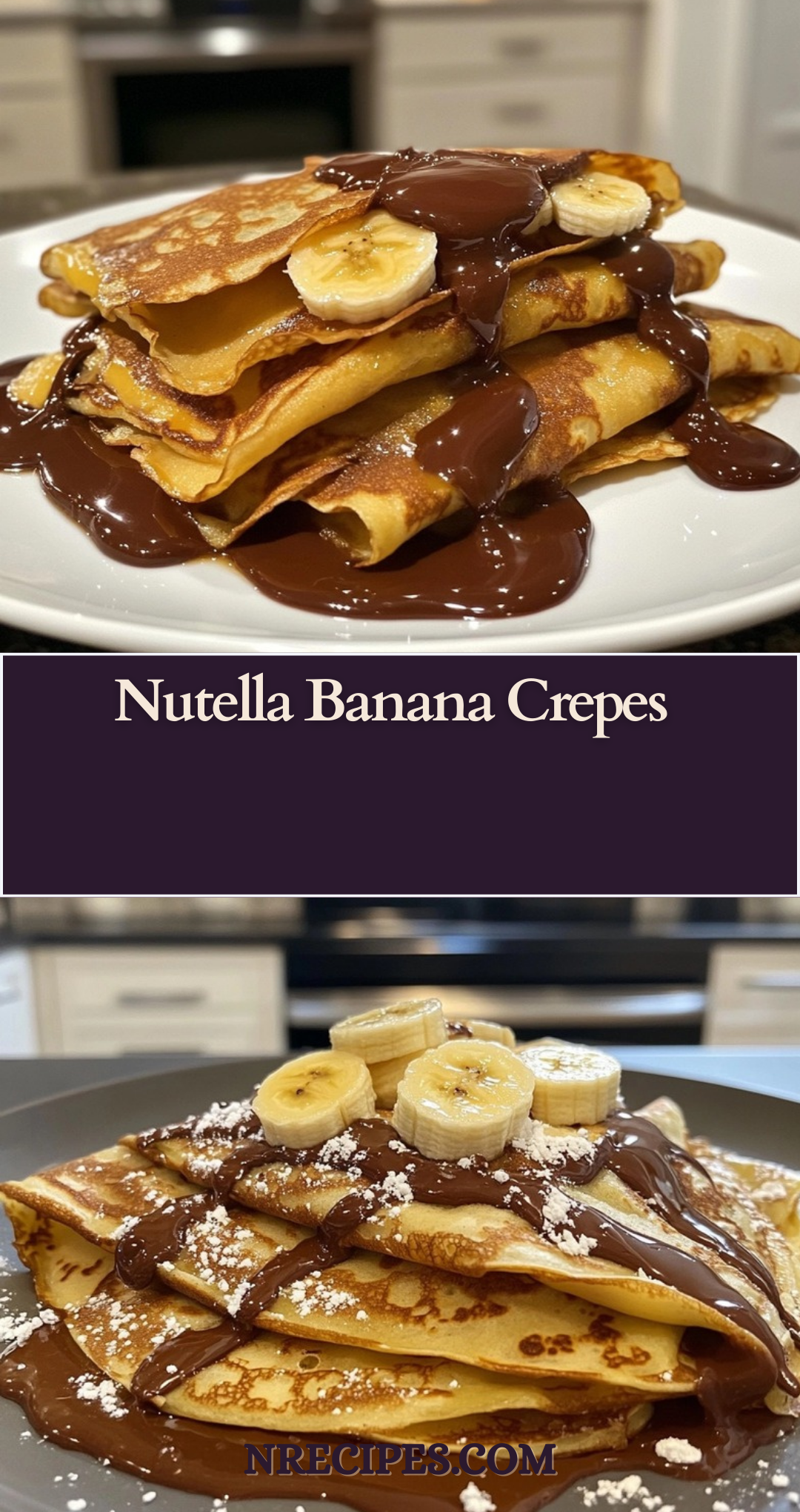 Nutella Banana Crepes