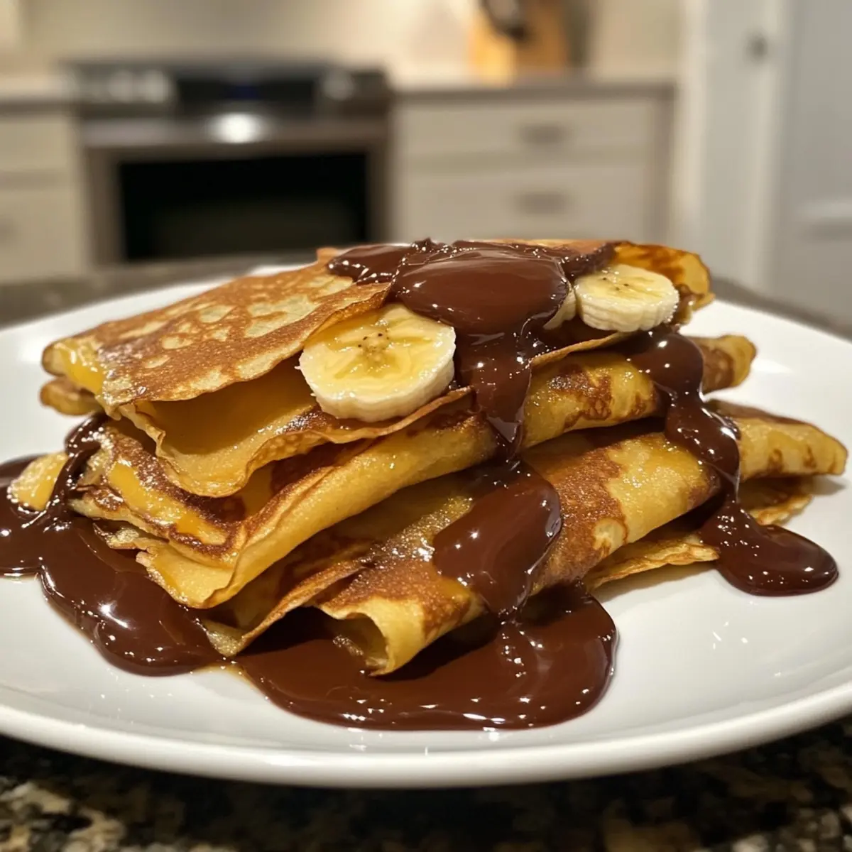 Nutella Banana Crepes