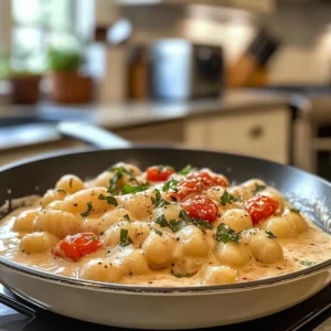 Creamy Gnocchi Skillet