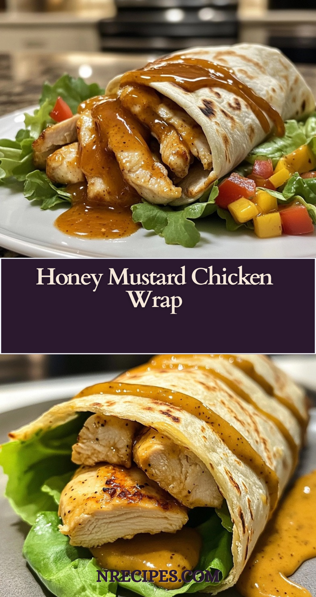 Honey Mustard Chicken Wrap