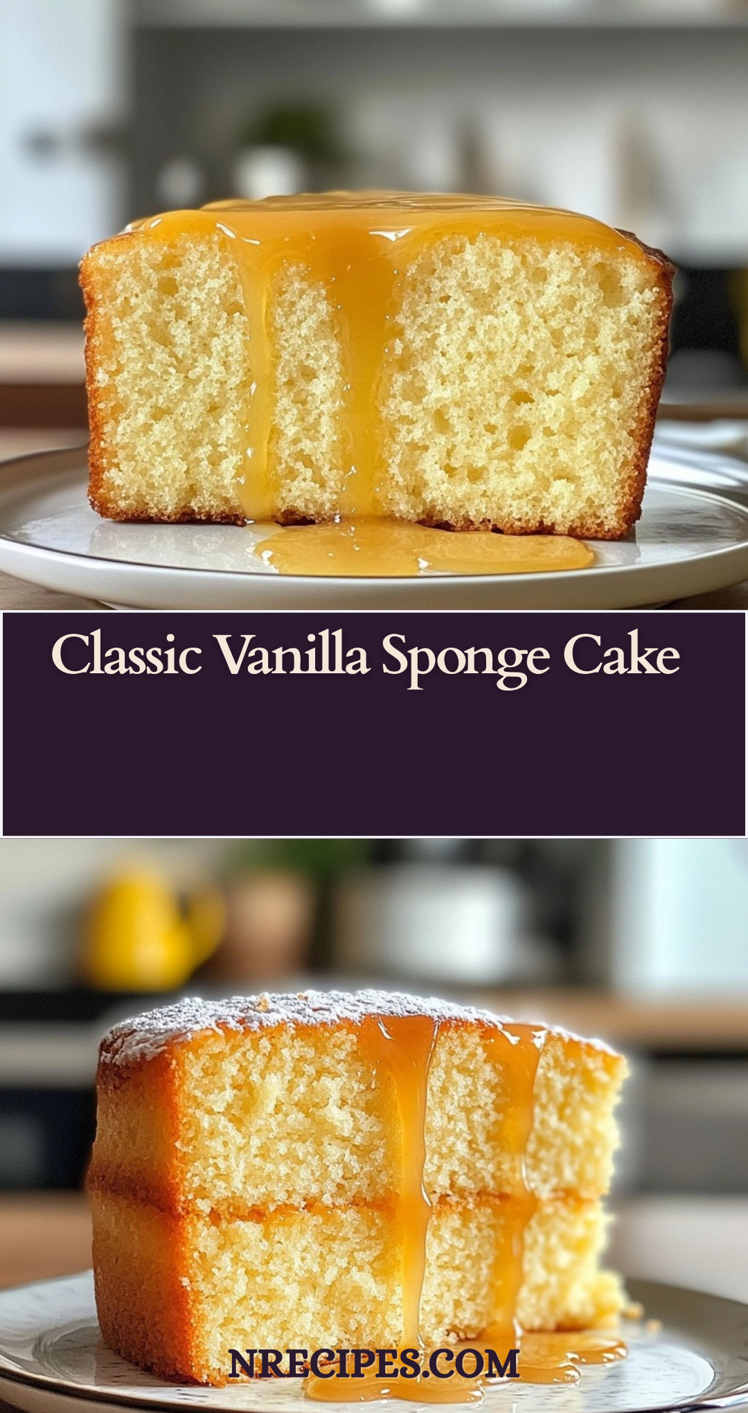 Classic Vanilla Sponge Cake