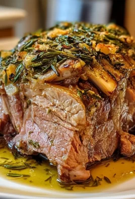 Slow-Roasted Rosemary Lamb Shoulder