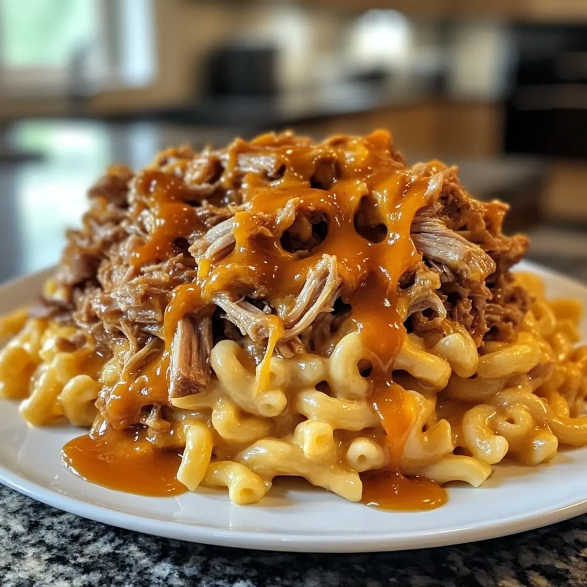 Pulled Pork Mac And Cheese