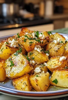 Greek Feta Roast Potatoes