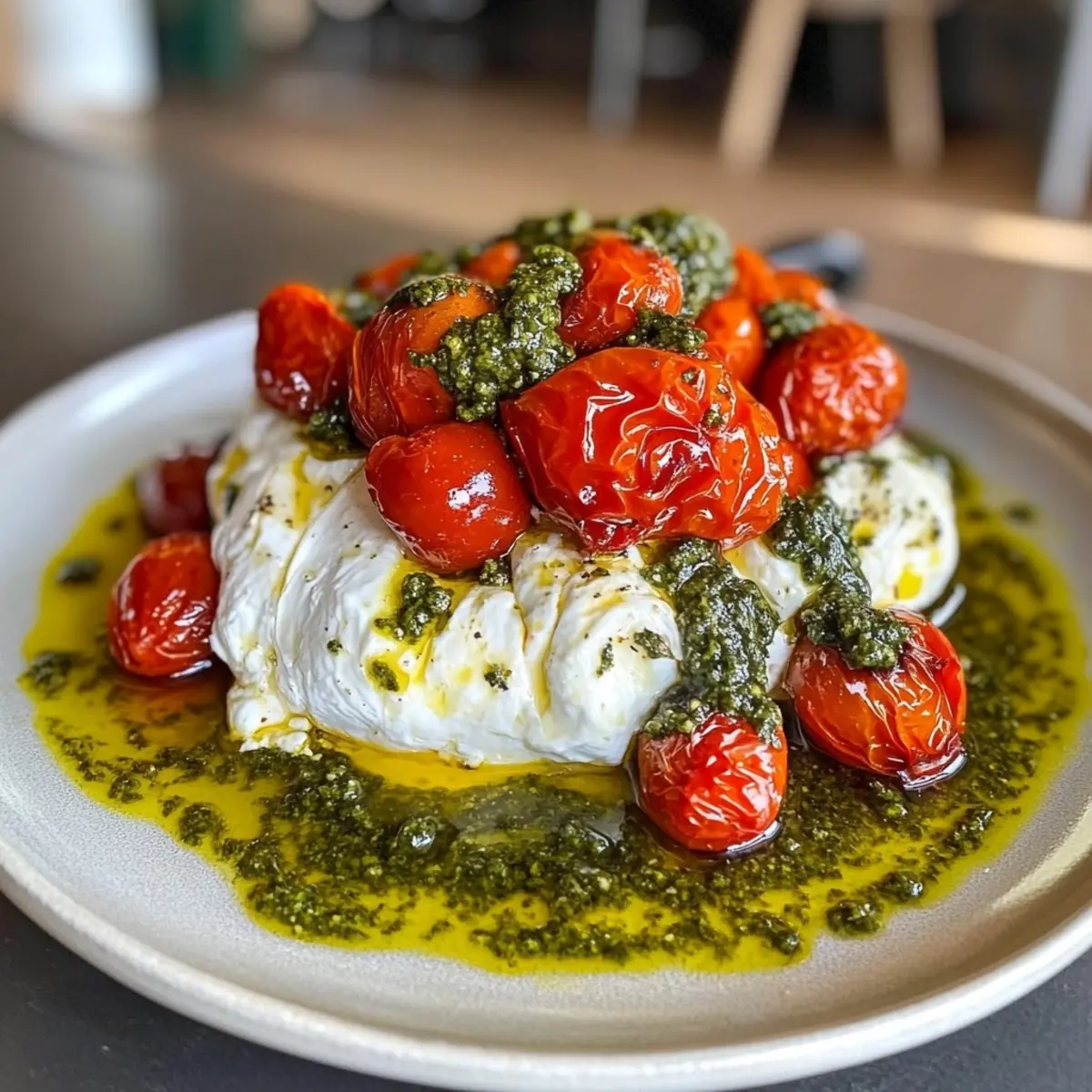 Burrata Roasted Tomato Pesto