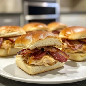 Turkey Bacon Ranch Sliders
