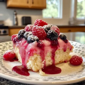 Yogurt Berry Breakfast Cake