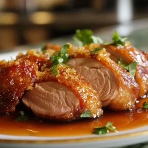 Crispy Duck Orange Glaze