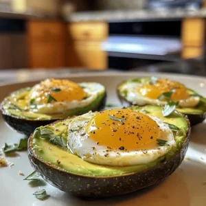 Baked Eggs Avocado Boats