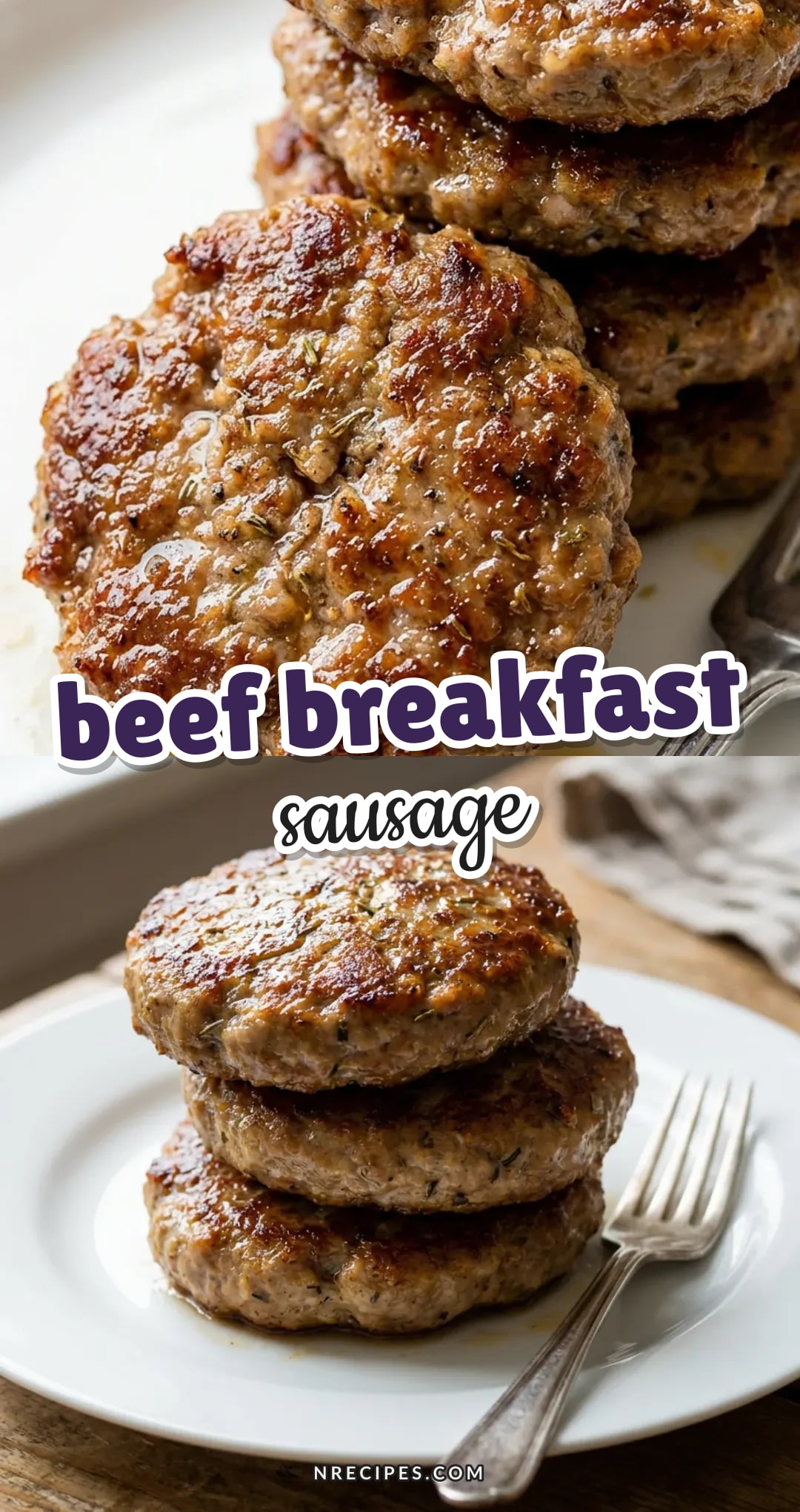 Beef Breakfast Sausage Patties from Scratch