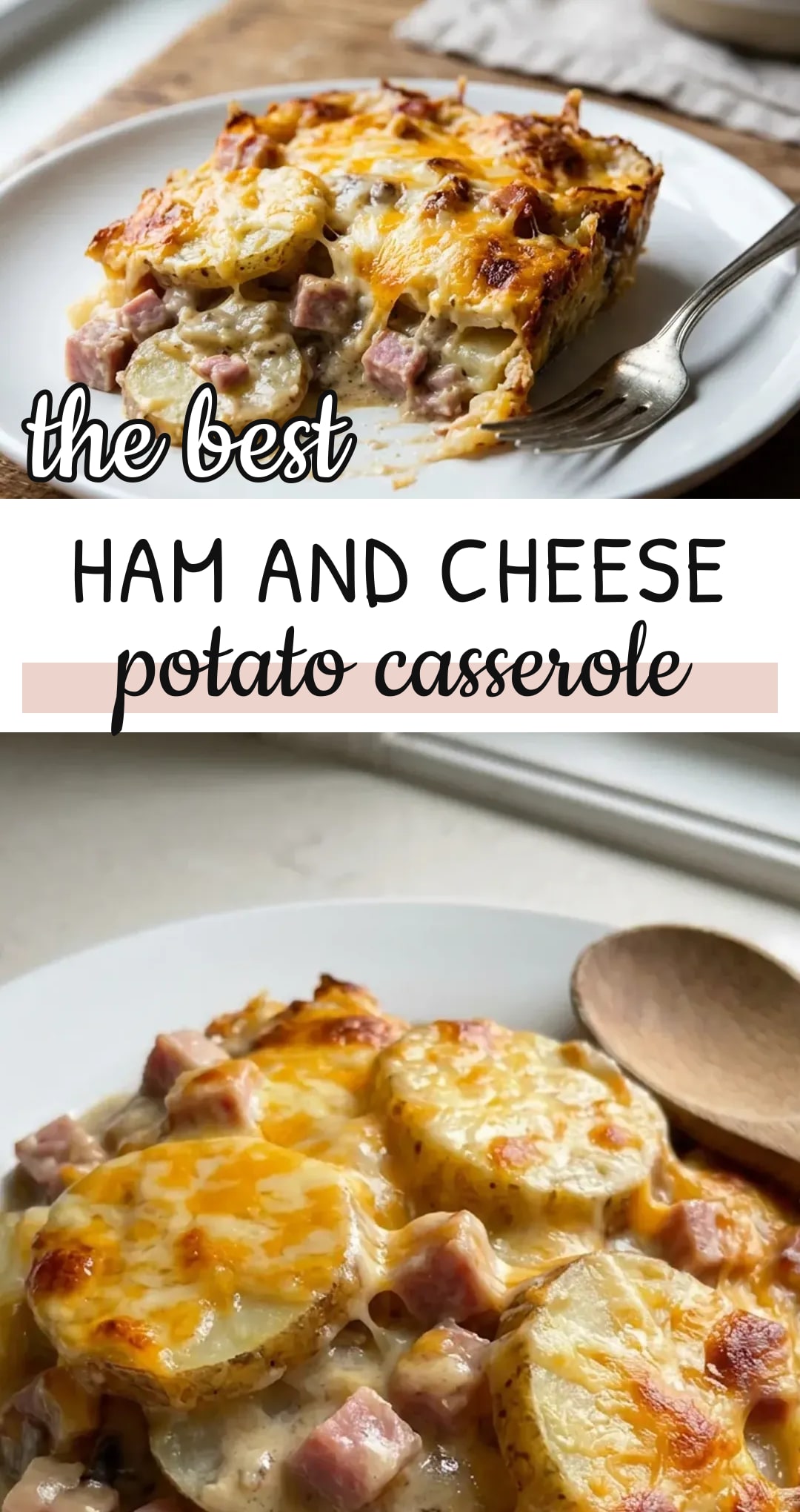 Ham Cheese Potato Casserole Recipe (Easy Dinner)